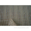 Polyester CDC Multi Color Satin Stripe check Fabric